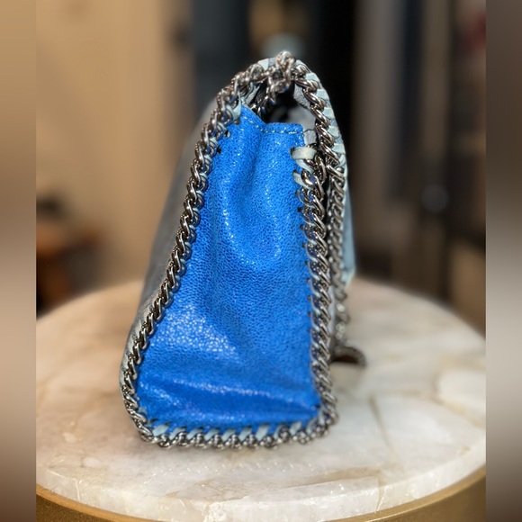 Stella McCartney Falabella Crossbody – Ice Blue Shaggy Deer | EUC 💎 - Picture 4 of 16